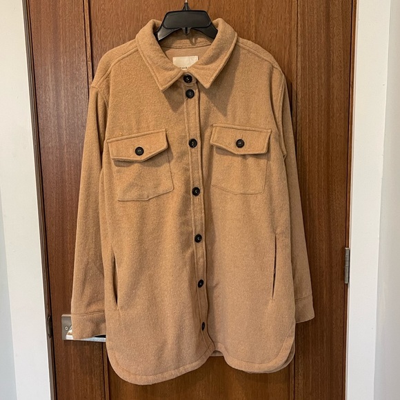 Thread & Supply Shirt Jacket - NWT - Size XL - Camel - Picture 1 of 10